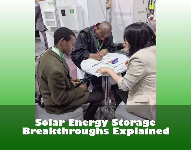 Solar Energy Storage Breakthroughs Explained